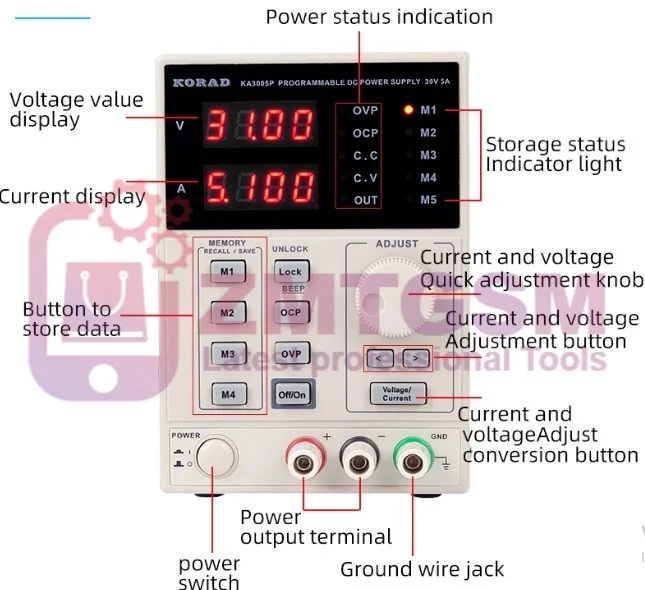 Korad KA-3005D Dc Power Supply